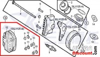 Couvercle de culasse complet 125cc pour Dax Skyteam photos 1