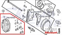 Couvercle de culasse complet 125cc pour Bubbly Skyteam images 2