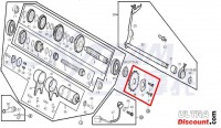 Pignon et fixations pour moteur 125cc pour Monkey Gorilla images 2