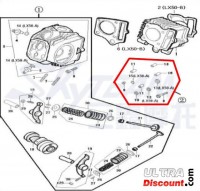 Accessoires pour culasse de moteur pour Dax Skyteam 50cc photos 1