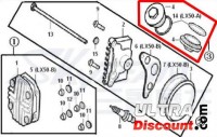 Cache culbuteur complet moteurs 50cc pour Trex Skyteam images 2