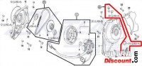 Accessoires pour carter d'allumage de moteur Skyteam 50cc photos 1