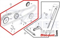 Kit chane de distribution 50cc pour Bubbly Skyteam images 2