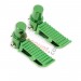 Cales pieds vert Tuning type3 pour Pocket Bike