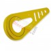 Protege chaine pour Poket Bike - (Jaune)