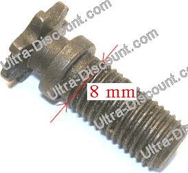 Pignon pocket bike renforc 6 dts pas Amricain chaine TF8 (8mm) photos 1