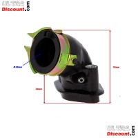 Pipe admission pour Scooter Jonway YY50QT-28A 4 temps photos 1