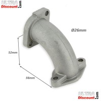 Pipe d'admission pour dirt 26mm photos 1