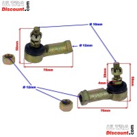 Biellette de Direction pour Quads Shineray 250ST-5 photos 2