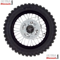 Roue Arrire Complte 14'' Noire pour Dirt Bike AGB30 images 3