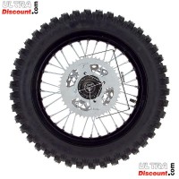 Roue Arrire Complte 14'' Noire pour Dirt Bike AGB30 photos 2