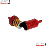 Filtre  essence dmontable de HAUTE QUALITE (type 2 Rouge) photos 1