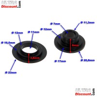 Siges de Soupapes avec Demi Lunes pour Quads Shineray 250ST-9C (Moteur 172MM) images 2