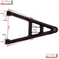 Triangle de Suspension Infrieur Droit pour Quads Shineray 200ST-6A photos 1