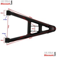 Triangle de Suspension Infrieur Droit pour Quads Shineray 200ST-6A images 2