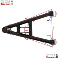 Triangle de Suspension Infrieur Gauche pour Quads Shineray 200ST-6A images 2