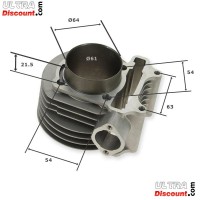 Kit moteur 180cc pour Scooter Chinois 125-150cc GY6 - 4 temps photos 1