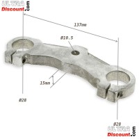 T de fourche pour pocket bike MTA4 photos 1