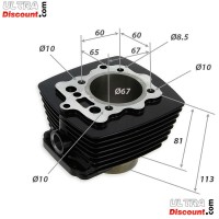 Cylindre noir pour Dirt Bike 250cc (Zongshen) photos 1