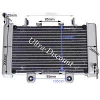 Radiateur + adaptateur + ventilateur Shineray 250cc STIXE images 2