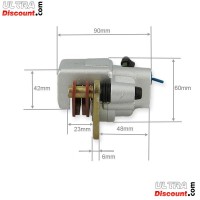 Etrier de frein avant Droit pour quad Bashan 300cc (BS300S-18) photos 2