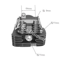 Culasse pour moteur de quad Bashan 300cc (BS300S-18) photos 1