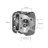Culasse pour moteur de quad Bashan 300cc (BS300S-18) photos 2
