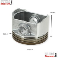 Kit Piston Micro-Arc Oxydation pour Dirt Bike 250cc (type 1) photos 1