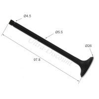 Soupape d'admission pour quad Shineray 300cc STE - ST-4E photos 1
