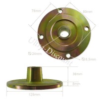 Moyeu de roue arrire pour Quad Shineray 200 cc STIIE - STIIE-B photos 2