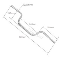 Guidon pour Quad Shineray 250cc ST-9E - STIXE photos 1