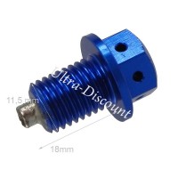 Bouchon de vidange Magntique Pour Dax 50cc  125cc (bleu) images 2