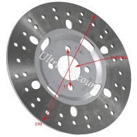 Disque de frein arrire pour Quad Shineray 200cc (STIIE) photos 1