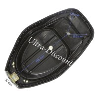 Selle Noire-Grise pour scooter Baotian BT49QT-9 photos 2