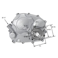 Carter d'embrayage pour Quad Shineray 250cc ST-9E - STIXE photos 1
