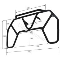 Porte bagage pour Quad Shineray 300 ST-4E images 2