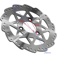 Disque de Frein Arrire 4mm d'paisseur pour Quad Shineray 350cc (XY350ST-E) photos 1