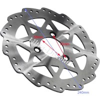 Disque de Frein Arrire 4mm d'paisseur pour Quad Shineray 350cc (XY350ST-E) images 2