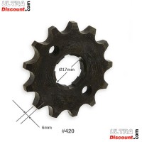 Pignon 13 dents TREX 50cc  125cc (420) photos 1