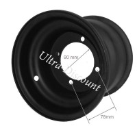 Jante arrire Quad 200cc Noire (18x9.5-8) 200mm photos 1
