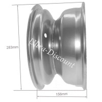 Jante Avant en Tole pour Quad Shineray 150cc XY150STE (Argent) photos 2 Jante Avant en Tole pour Quad Shineray 150cc XY150STE (Argent) photos 2