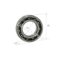 Roulement moteur pour quad Shineray 250cc ST-9E - STIXE (:55 - 6006) images 2