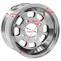 Jante Aluminium Avant pour quad Bashan 200cc (BS200S-7) photos 1