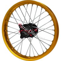 Jante avant 14'' Or pour dirt bike (type 2) photos 1