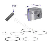 Kit Piston 63mm dirt bike 200 cc (type 2) photos 1