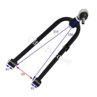 Bras de suspension suprieur droit quad Shienray 150cc (XY150ST) photos 1
