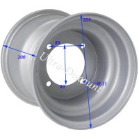 Jante arrire pour Quad JYG 200cc (18x9.5-8) 200mm photos 1