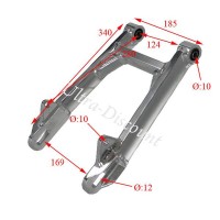 Bras oscillant Aluminium Tuning pour Monkey - Gorilla (+10cm) photos 1