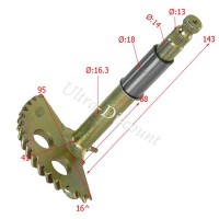 Axe de kick pour Quad Shineray 200cc (XY200ST-6A) photos 1