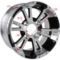 Jante Alu Avant pour quad Shineray 350cc (XY350ST-2E) photos 1